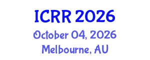 International Conference on Radiography and Radiotherapy (ICRR) October 04, 2026 - Melbourne, Australia International Conference on Radiography and Radiotherapy (ICRR) October 04, 2026 - Melbourne, Australia