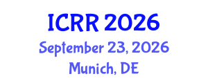 International Conference on Radiography and Radiotherapy (ICRR) September 23, 2026 - Munich, Germany International Conference on Radiography and Radiotherapy (ICRR) September 23, 2026 - Munich, Germany