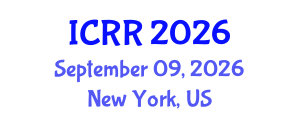 International Conference on Radiography and Radiotherapy (ICRR) September 09, 2026 - New York, United States International Conference on Radiography and Radiotherapy (ICRR) September 09, 2026 - New York, United States