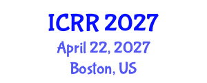 International Conference on Radiography and Radiotherapy (ICRR) April 22, 2027 - Boston, United States International Conference on Radiography and Radiotherapy (ICRR) April 22, 2027 - Boston, United States