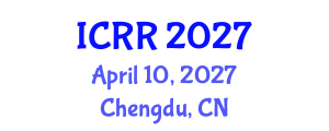 International Conference on Radiography and Radiotherapy (ICRR) April 10, 2027 - Chengdu, China International Conference on Radiography and Radiotherapy (ICRR) April 10, 2027 - Chengdu, China