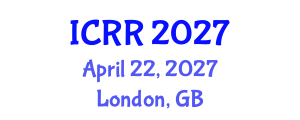 International Conference on Radiography and Radiotherapy (ICRR) April 22, 2027 - London, United Kingdom International Conference on Radiography and Radiotherapy (ICRR) April 22, 2027 - London, United Kingdom