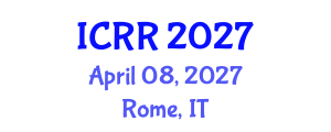 International Conference on Radiography and Radiotherapy (ICRR) April 08, 2027 - Rome, Italy
