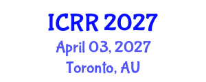 International Conference on Radiography and Radiotherapy (ICRR) April 03, 2027 - Toronto, Australia International Conference on Radiography and Radiotherapy (ICRR) April 03, 2027 - Toronto, Australia