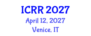 International Conference on Radiography and Radiotherapy (ICRR) April 12, 2027 - Venice, Italy International Conference on Radiography and Radiotherapy (ICRR) April 12, 2027 - Venice, Italy