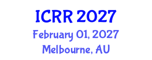 International Conference on Radiography and Radiotherapy (ICRR) February 01, 2027 - Melbourne, Australia International Conference on Radiography and Radiotherapy (ICRR) February 01, 2027 - Melbourne, Australia