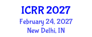 International Conference on Radiography and Radiotherapy (ICRR) February 24, 2027 - New Delhi, India International Conference on Radiography and Radiotherapy (ICRR) February 24, 2027 - New Delhi, India