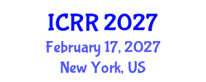International Conference on Radiography and Radiotherapy (ICRR) February 17, 2027 - New York, United States International Conference on Radiography and Radiotherapy (ICRR) February 17, 2027 - New York, United States