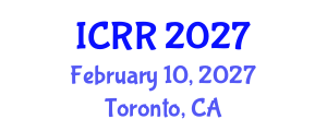 International Conference on Radiography and Radiotherapy (ICRR) February 10, 2027 - Toronto, Canada