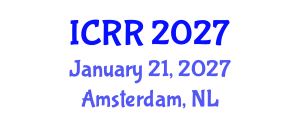 International Conference on Radiography and Radiotherapy (ICRR) January 21, 2027 - Amsterdam, Netherlands International Conference on Radiography and Radiotherapy (ICRR) January 21, 2027 - Amsterdam, Netherlands