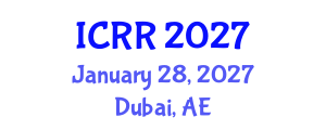 International Conference on Radiography and Radiotherapy (ICRR) January 28, 2027 - Dubai, United Arab Emirates International Conference on Radiography and Radiotherapy (ICRR) January 28, 2027 - Dubai, United Arab Emirates