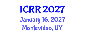 International Conference on Radiography and Radiotherapy (ICRR) January 16, 2027 - Montevideo, Uruguay