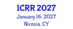 International Conference on Radiography and Radiotherapy (ICRR) January 16, 2027 - Nicosia, Cyprus International Conference on Radiography and Radiotherapy (ICRR) January 16, 2027 - Nicosia, Cyprus