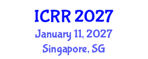International Conference on Radiography and Radiotherapy (ICRR) January 11, 2027 - Singapore, Singapore International Conference on Radiography and Radiotherapy (ICRR) January 11, 2027 - Singapore, Singapore