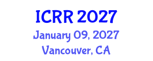 International Conference on Radiography and Radiotherapy (ICRR) January 09, 2027 - Vancouver, Canada International Conference on Radiography and Radiotherapy (ICRR) January 09, 2027 - Vancouver, Canada
