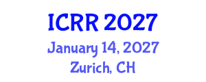 International Conference on Radiography and Radiotherapy (ICRR) January 14, 2027 - Zurich, Switzerland International Conference on Radiography and Radiotherapy (ICRR) January 14, 2027 - Zurich, Switzerland
