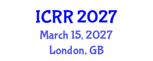 International Conference on Radiography and Radiotherapy (ICRR) March 15, 2027 - London, United Kingdom International Conference on Radiography and Radiotherapy (ICRR) March 15, 2027 - London, United Kingdom