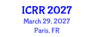 International Conference on Radiography and Radiotherapy (ICRR) March 29, 2027 - Paris, France International Conference on Radiography and Radiotherapy (ICRR) March 29, 2027 - Paris, France