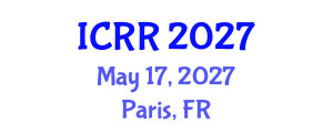 International Conference on Radiography and Radiotherapy (ICRR) May 17, 2027 - Paris, France International Conference on Radiography and Radiotherapy (ICRR) May 17, 2027 - Paris, France