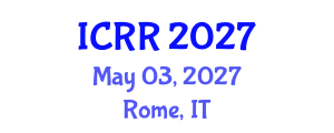 International Conference on Radiography and Radiotherapy (ICRR) May 03, 2027 - Rome, Italy