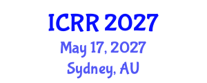 International Conference on Radiography and Radiotherapy (ICRR) May 17, 2027 - Sydney, Australia International Conference on Radiography and Radiotherapy (ICRR) May 17, 2027 - Sydney, Australia