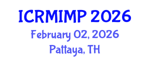 International Conference on Radiology, Medical Imaging and Medical Physics (ICRMIMP) February 02, 2026 - Pattaya, Thailand International Conference on Radiology, Medical Imaging and Medical Physics (ICRMIMP) February 02, 2026 - Pattaya, Thailand