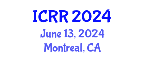 International Conference on Radiopharmacy and Radiopharmaceuticals (ICRR) June 13, 2024 - Montreal, Canada