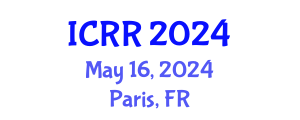 International Conference on Radiopharmacy and Radiopharmaceuticals (ICRR) May 16, 2024 - Paris, France