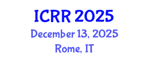 International Conference on Radiopharmacy and Radiopharmaceuticals (ICRR) December 13, 2025 - Rome, Italy