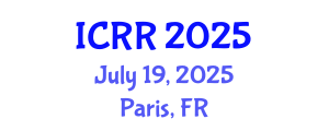 International Conference on Radiopharmacy and Radiopharmaceuticals (ICRR) July 19, 2025 - Paris, France