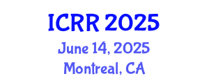 International Conference on Radiopharmacy and Radiopharmaceuticals (ICRR) June 14, 2025 - Montreal, Canada