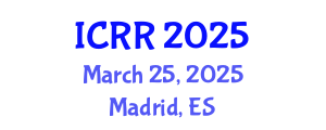 International Conference on Radiopharmacy and Radiopharmaceuticals (ICRR) March 25, 2025 - Madrid, Spain