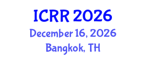 International Conference on Radiopharmacy and Radiopharmaceuticals (ICRR) December 16, 2026 - Bangkok, Thailand International Conference on Radiopharmacy and Radiopharmaceuticals (ICRR) December 16, 2026 - Bangkok, Thailand