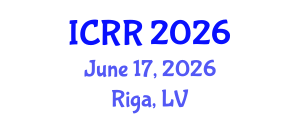 International Conference on Radiopharmacy and Radiopharmaceuticals (ICRR) June 17, 2026 - Riga, Latvia