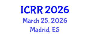 International Conference on Radiopharmacy and Radiopharmaceuticals (ICRR) March 25, 2026 - Madrid, Spain