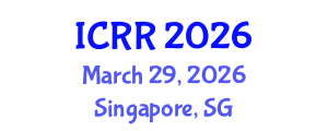 International Conference on Radiopharmacy and Radiopharmaceuticals (ICRR) March 29, 2026 - Singapore, Singapore