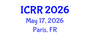 International Conference on Radiopharmacy and Radiopharmaceuticals (ICRR) May 17, 2026 - Paris, France