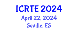 International Conference on Railway and Transportation Engineering (ICRTE) April 22, 2024 - Seville, Spain