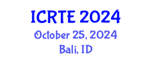 International Conference on Railway and Transportation Engineering (ICRTE) October 25, 2024 - Bali, Indonesia