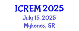 International Conference on Railway Engineering and Management (ICREM) July 15, 2025 - Mykonos, Greece