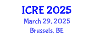 International Conference on Railway Engineering (ICRE) March 29, 2025 - Brussels, Belgium
