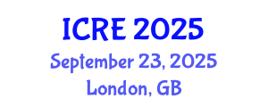 International Conference on Railway Engineering (ICRE) September 23, 2025 - London, United Kingdom