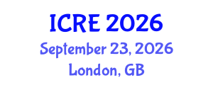 International Conference on Railway Engineering (ICRE) September 23, 2026 - London, United Kingdom