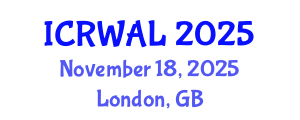 International Conference on Reading, Writing and Applied Linguistics (ICRWAL) November 18, 2025 - London, United Kingdom