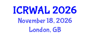 International Conference on Reading, Writing and Applied Linguistics (ICRWAL) November 18, 2026 - London, United Kingdom