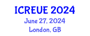 International Conference on Real Estate and Urban Economics (ICREUE) June 27, 2024 - London, United Kingdom