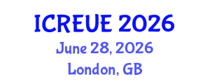 International Conference on Real Estate and Urban Economics (ICREUE) June 28, 2026 - London, United Kingdom