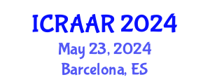 International Conference on Recent Advances in Augmented Reality (ICRAAR) May 23, 2024 - Barcelona, Spain