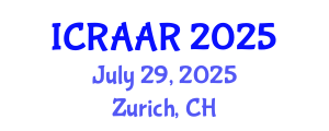 International Conference on Recent Advances in Augmented Reality (ICRAAR) July 29, 2025 - Zurich, Switzerland