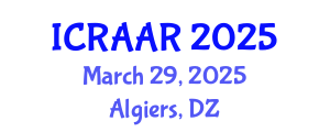 International Conference on Recent Advances in Augmented Reality (ICRAAR) March 29, 2025 - Algiers, Algeria
